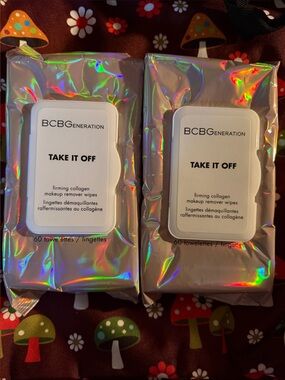 BCBGeneration take it off firming collagen wipes-lot of 2 -60 wipes per package